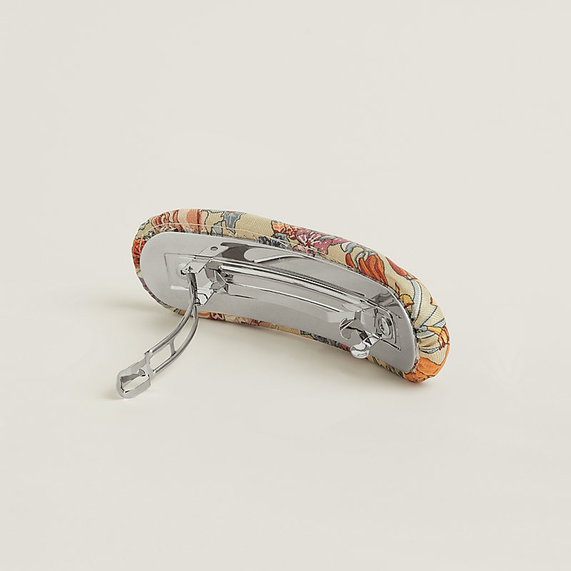 【オシャレのワンポイントに♪】Hermes Kaia Bloomバレッタ Kaia Bloom hair clip | Hermès Australia